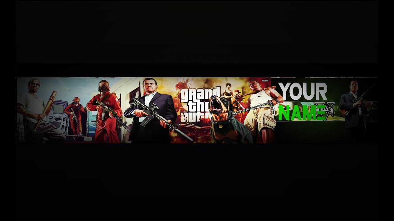 Banner | Speed Art | GTA V | Template - YouTube