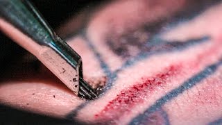 TATTOOING Close Up (in Slow Motion) - Smarter Every Day 122