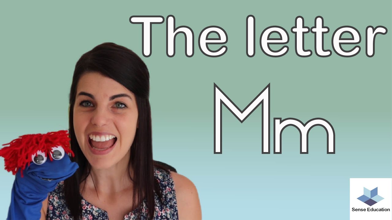 Lesson learning the M letter || Sense Education - YouTube