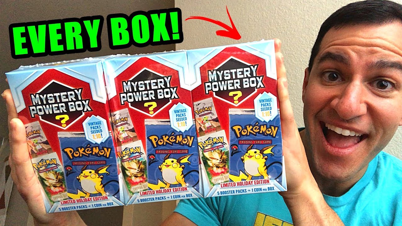 *BUYING EVERY BOX AT WALMART!* Opening ALL POKEMON CARDS Mystery Power ...