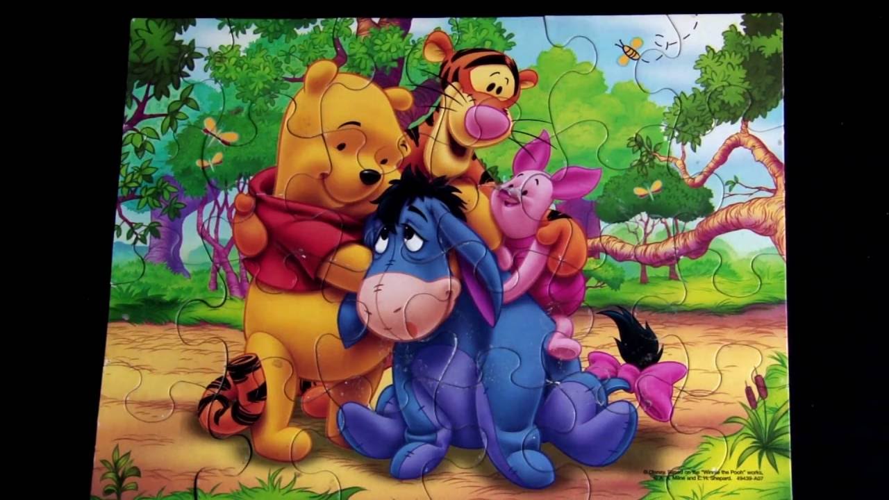 Whinnie The Pooh Jigsaw kid puzzle - YouTube