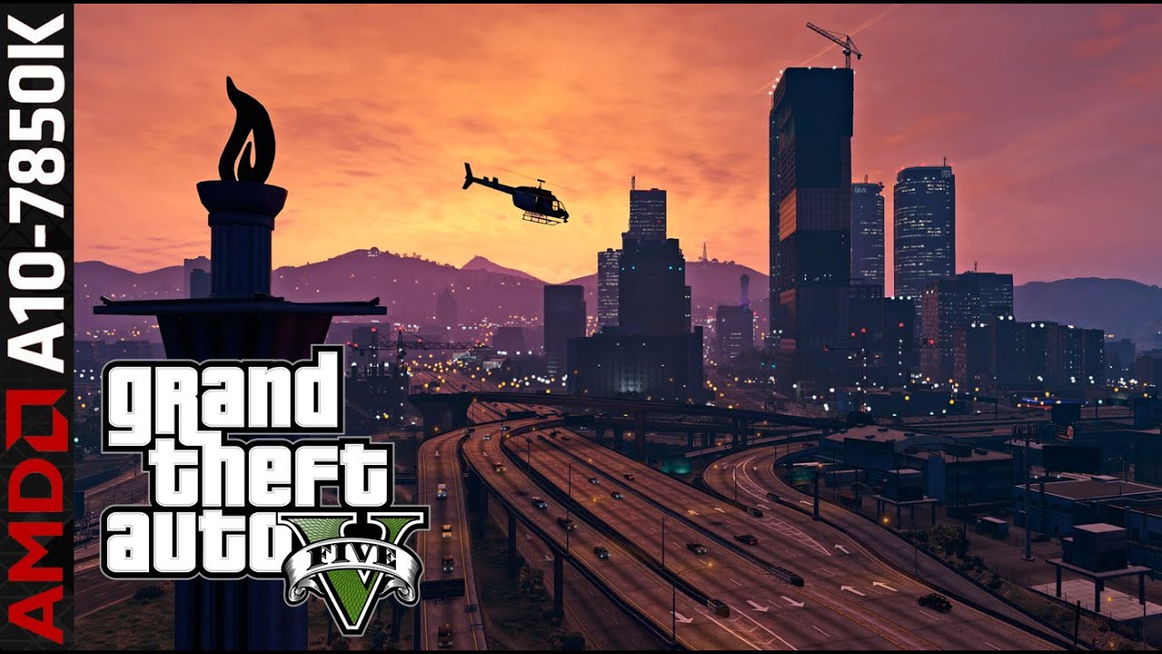 Grand Theft Auto V 1080p Gameplay - A10 7850K - YouTube