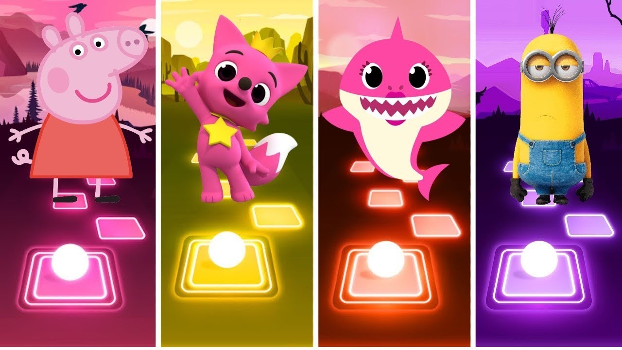 Peppa Pig Exe 🆚 Pinkfong Exe 🆚 Baby Shark Exe 🆚 Minions Exe | Who Is ...