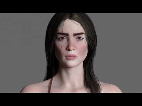 Realistic Female - Blender - YouTube