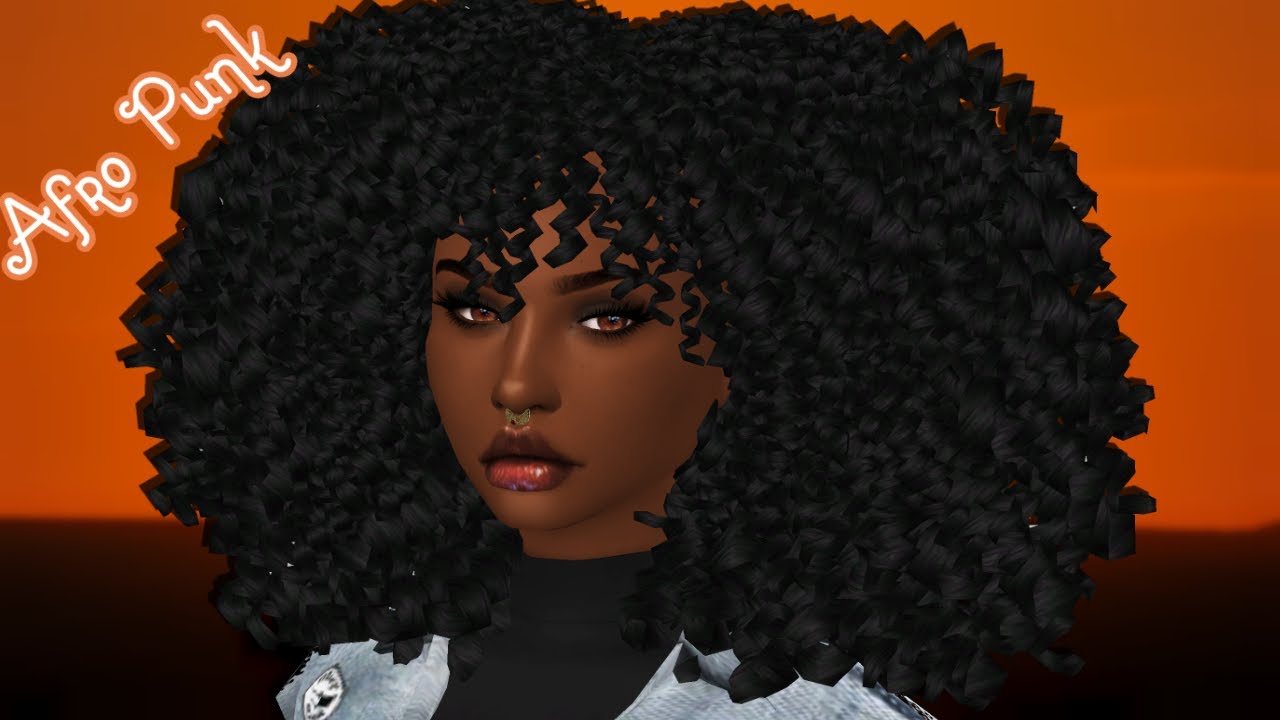 Sims 2 Afro Sims 4 Afro Hair Afro Hair Sims 4 Cc Sims 4 Black Hair ...