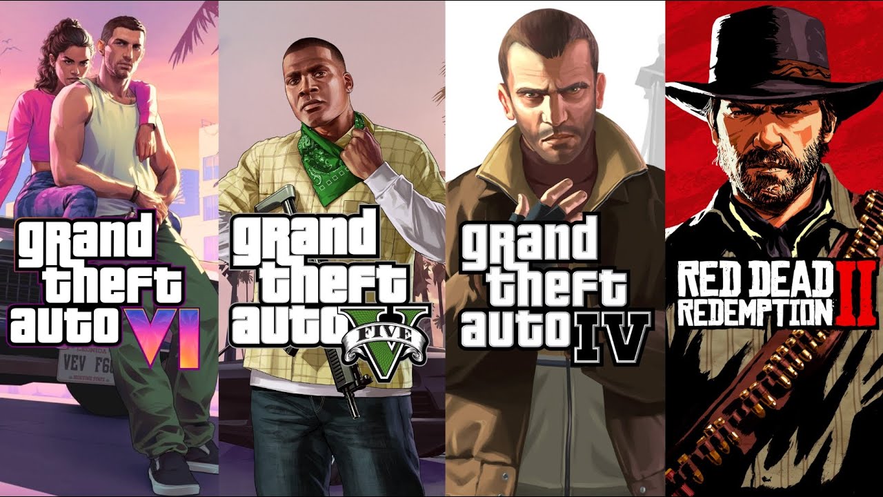 GTA 6 vs GTA 5 vs GTA 4 vs Red Dead Redemption 2 - FIRST TRAILER ...