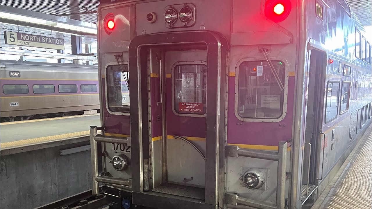 Riding MBTA commuter rail Haverhill line train #2204 from Haverhill to ...