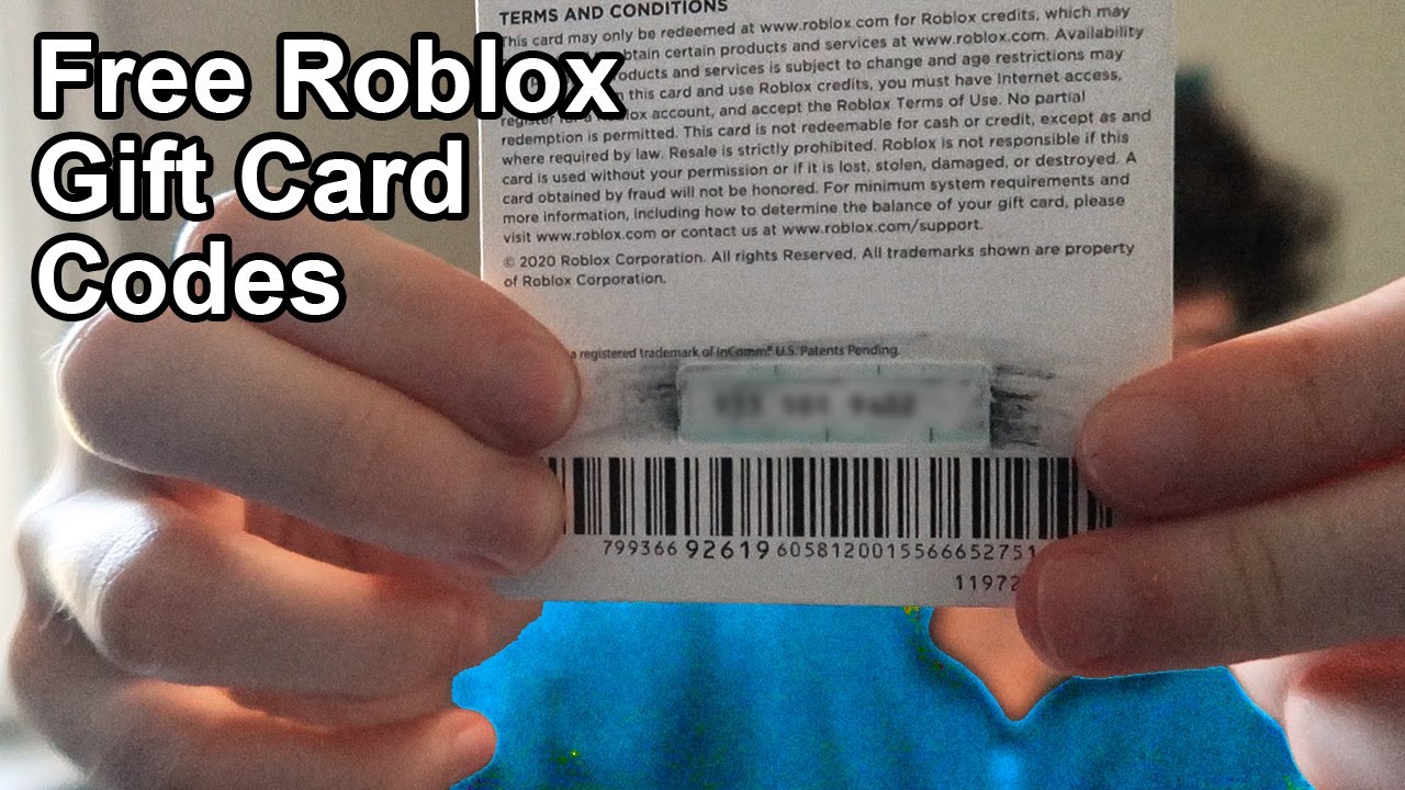 Free Roblox Gift Card Codes 2023 - #21 - YouTube