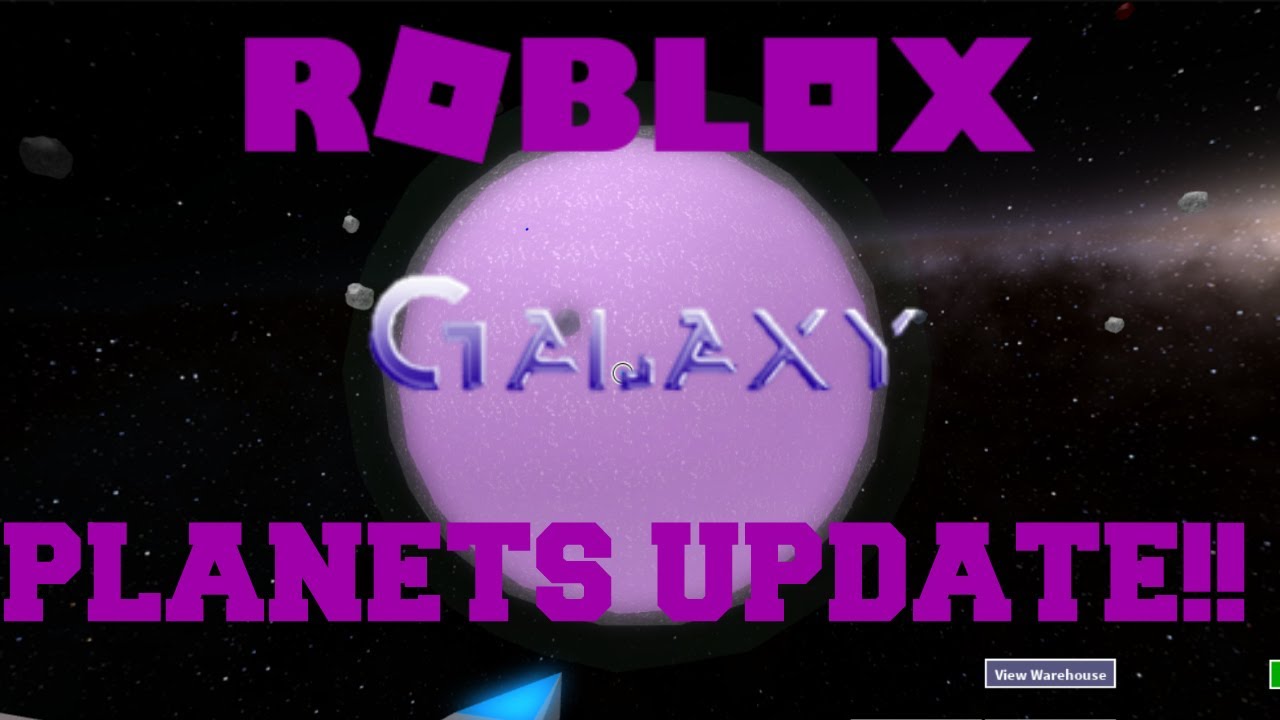 Roblox Galaxy Simulator Build Your Own Planet Youtube