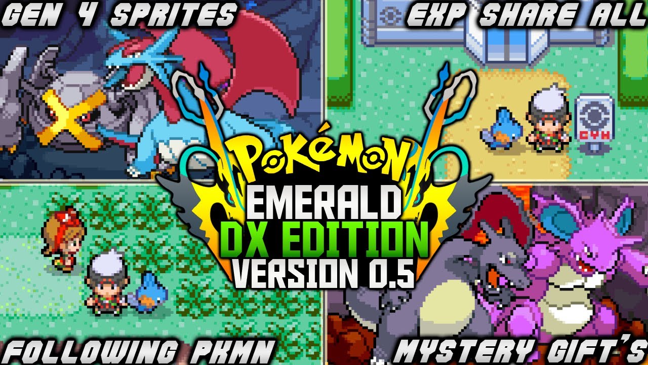 [NEW] Pokemon GBA Rom With Unique Events, Following Pokemon, Exp Share ...