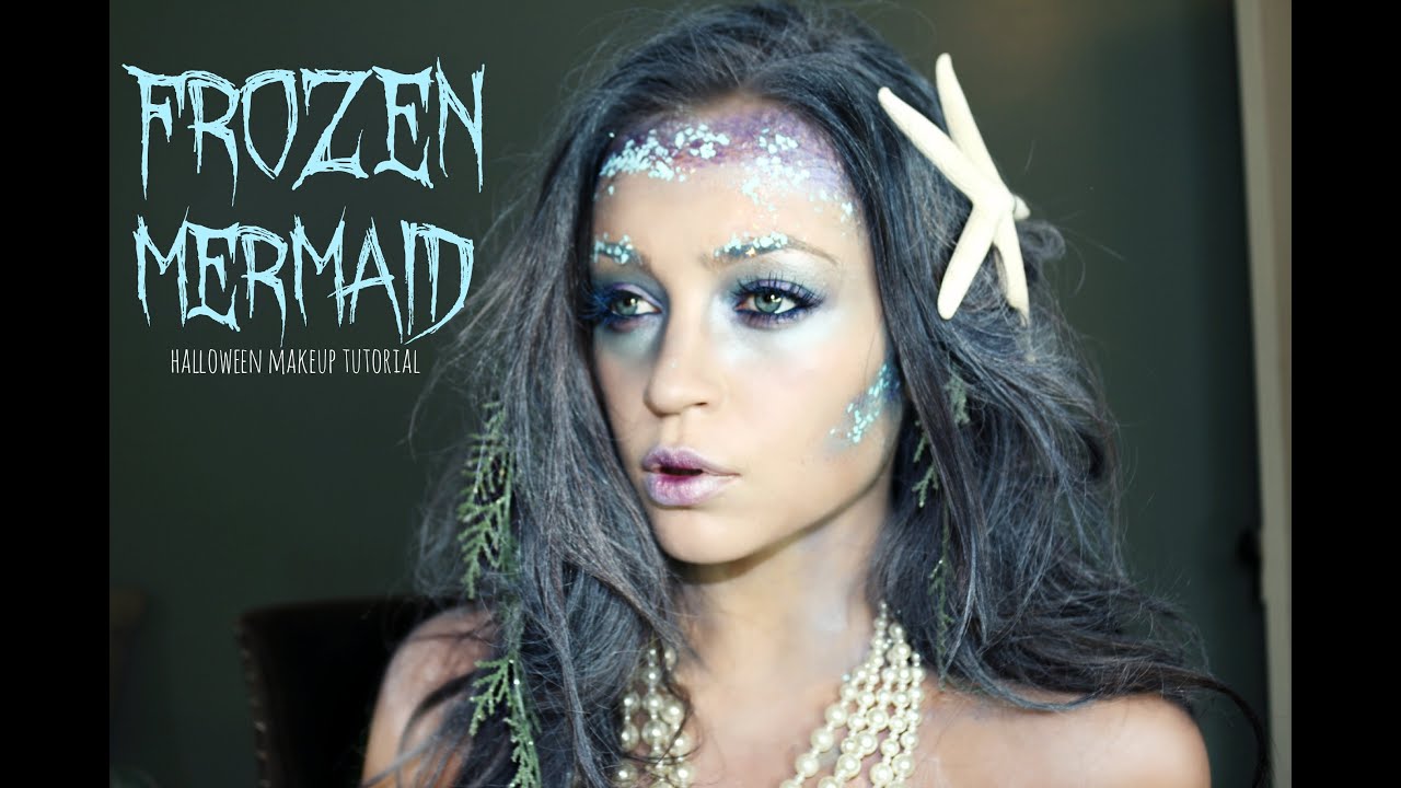 Frozen Mermaid Halloween Makeup Tutorial YouTube