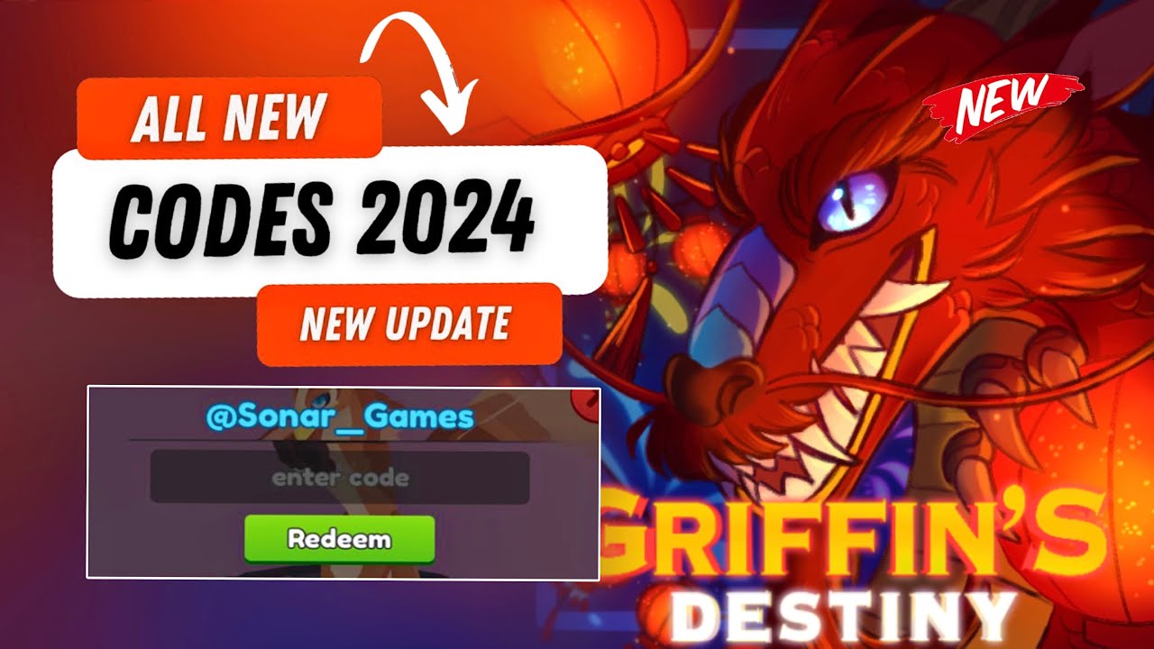 *NEW* ALL WORKING CODES FOR GRIFFIN'S DESTINY IN 2024! ROBLOX GRIFFIN'S