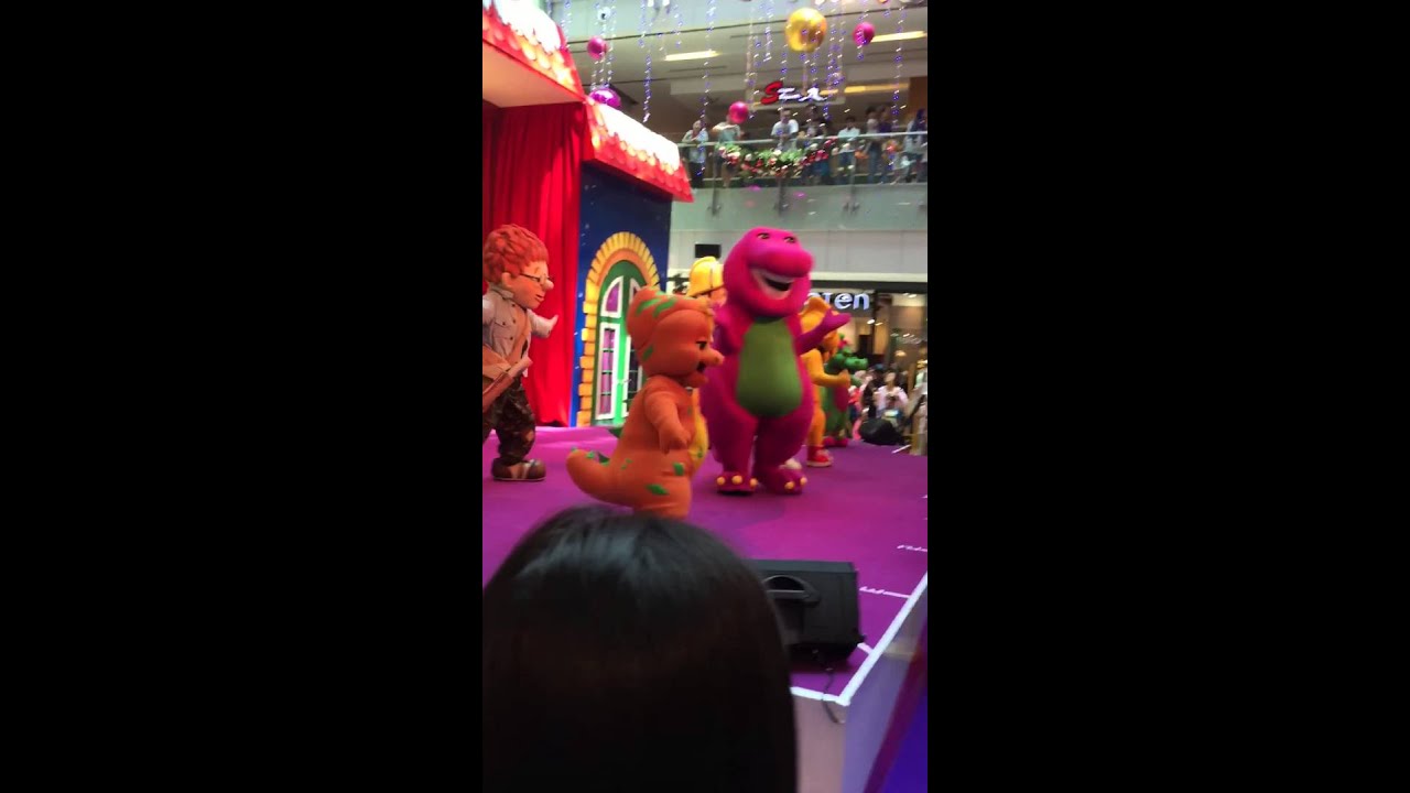 Barney & friends in Singapore - feeling young - YouTube