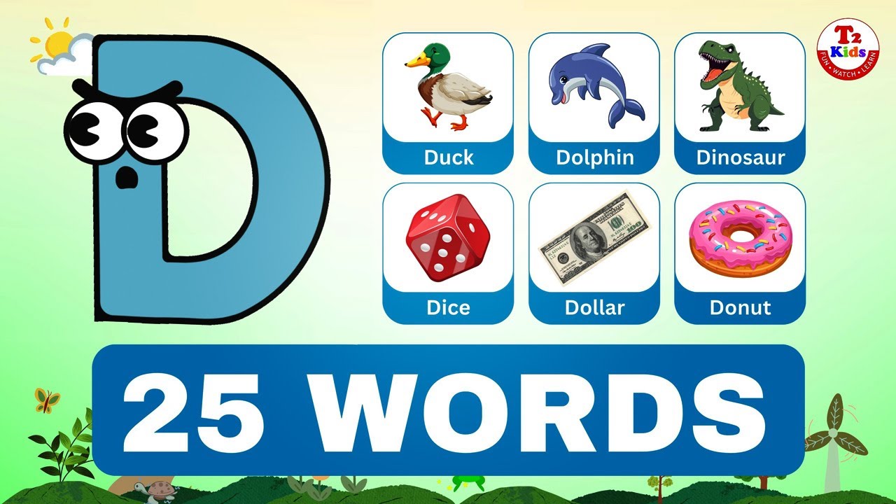 Amazing Adventures with the Letter D! | Words that starting with D ...