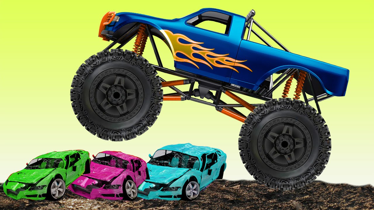 Machines for Kids | Monster Trucks Compilation | 12 Minutes of ...