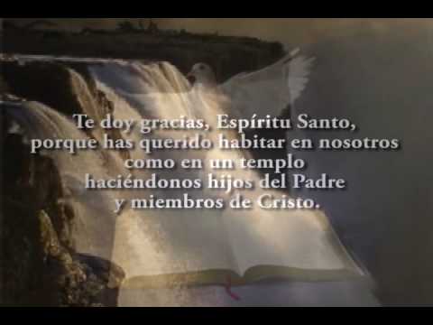 Oración al Padre, al Hijo y al Espíritu Santo - YouTube