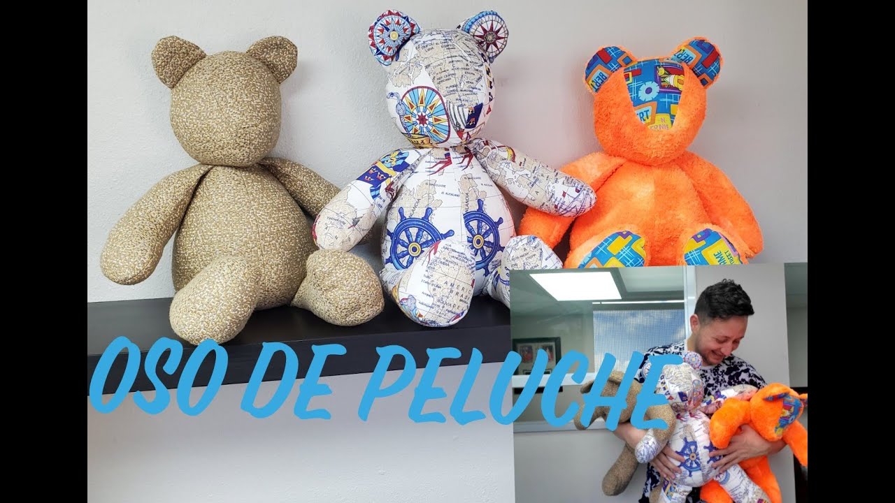 Oso Moldes De Peluches Para Imprimir