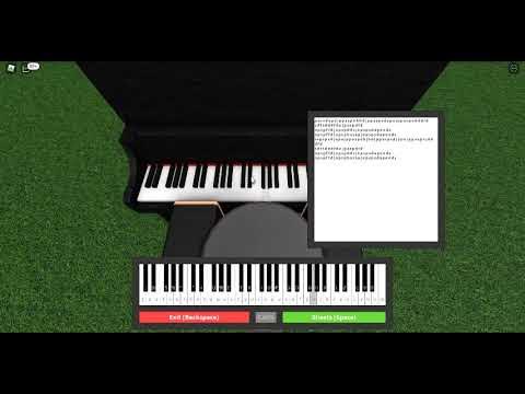 How to play the Rickroll in roblox piano sheets. (sheets in discerption ...