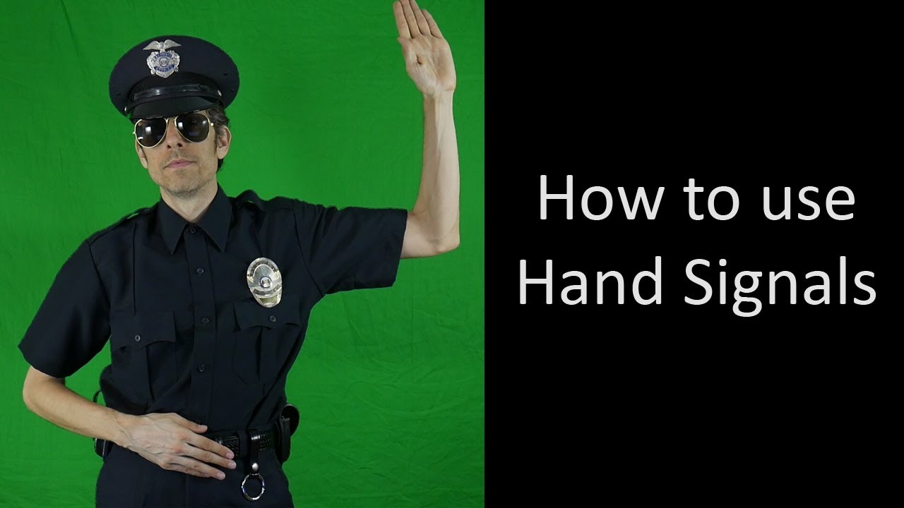 How To Use Hand Signals Driving A Car Or Riding A Bike Youtube