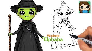 How to Draw Elphaba Witch | Wicked