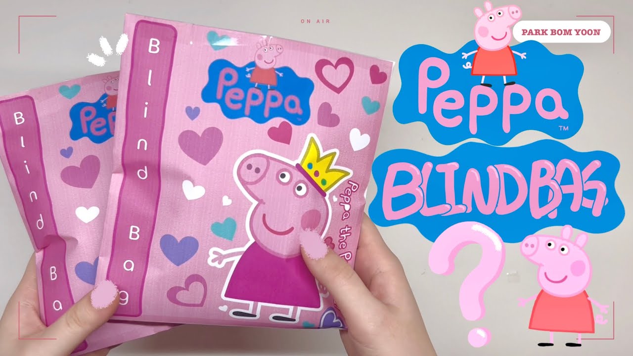 🤍PAPER DIY🤍 Peppa Pig Blind bag unboxing🐷 페파피그 블라인드백 - YouTube