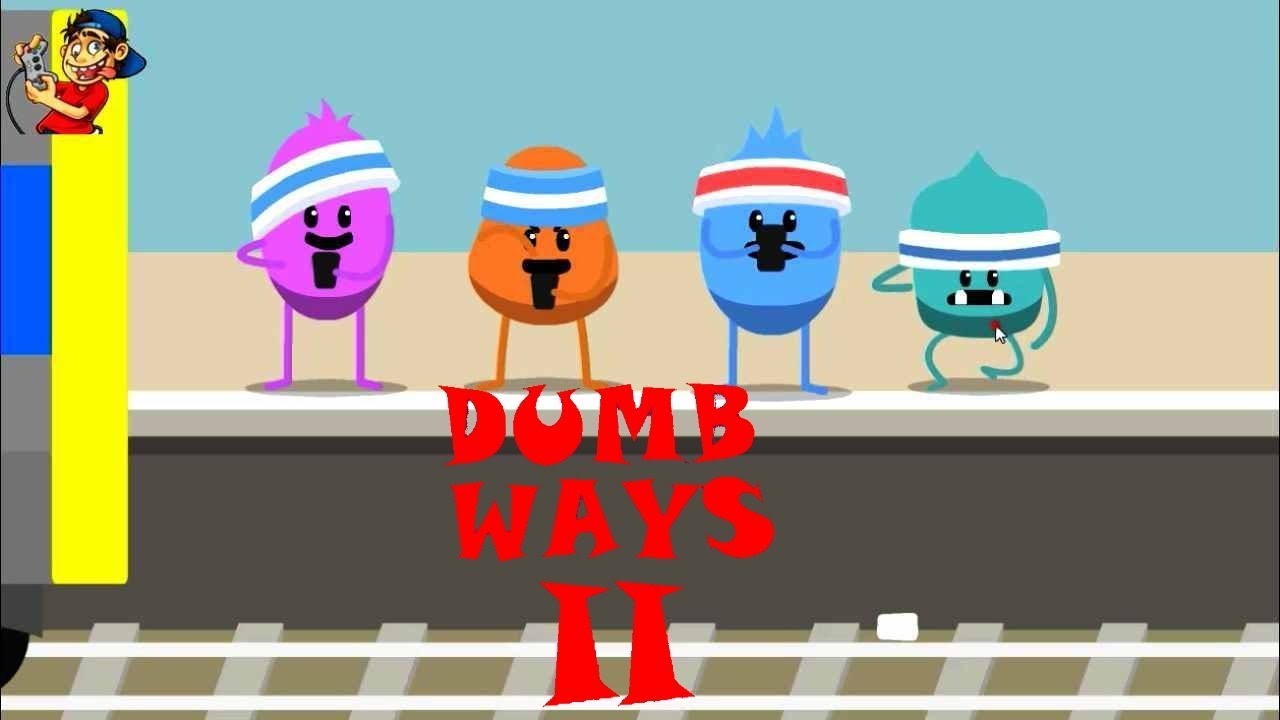 DUMB WAYS to Die 2 Stay off the Track gameplay Crazy Gamer - YouTube