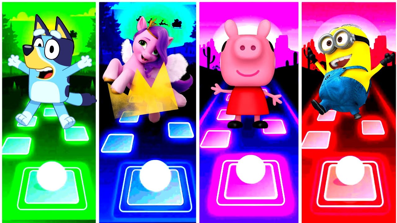 Bluey Bingo friends 🆚 My Little Pony 🆚 Peppa Pig 🆚 Minions 🎶 Who Will ...