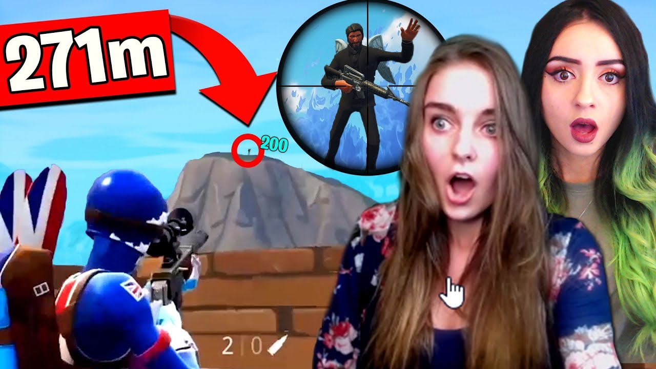 USE THAT SNIPE AS CLICKBAIT! Fortnite feat. AngelMelly and NerdOut ...