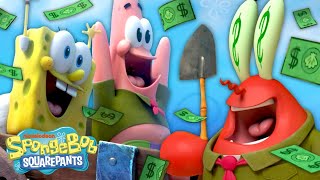 Mr. Krabs Wants The Buried Treasure!  Full Scene 'The Treasure of Kamp Koral' | Kamp Koral