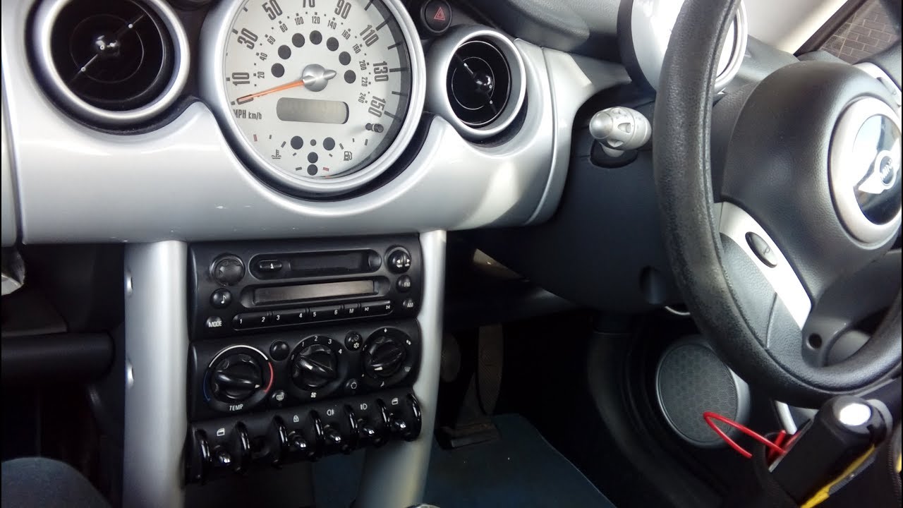 BMW Mini how to remove / upgrade radio 2000 - 2008 simple step by step  guide. - YouTube