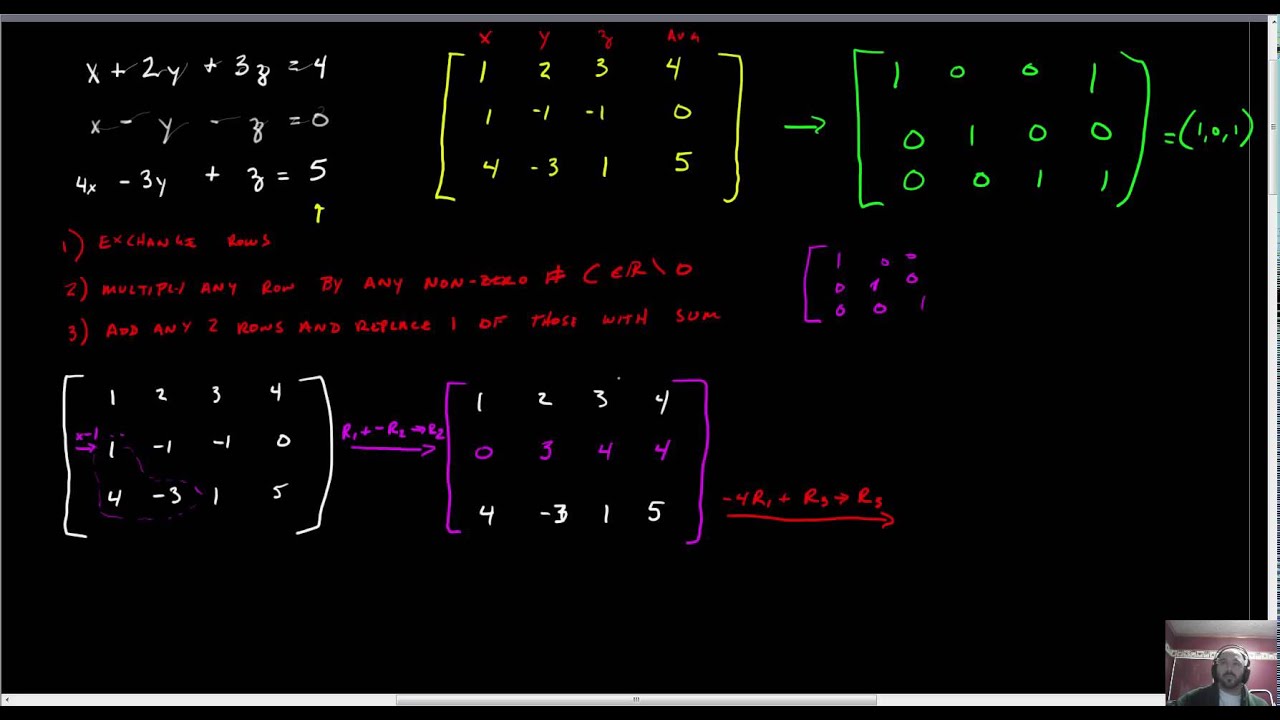 3x4 Matrix Calculator