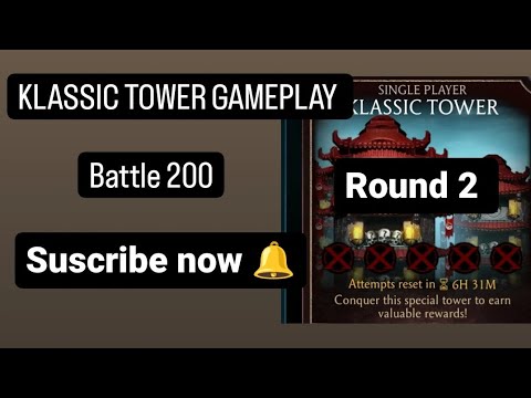 MK MOBILE KLASSIC TOWER GAMEPLAY+ reward battle 200 - YouTube