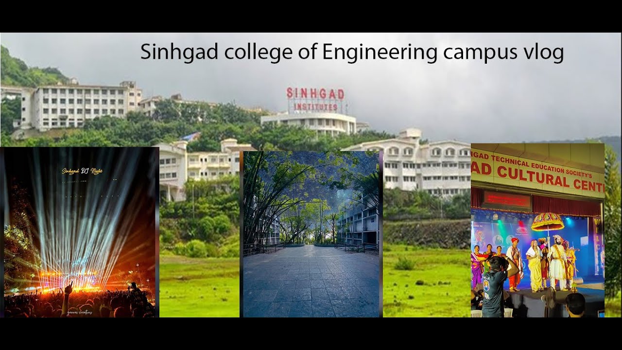 SINHGAD COLLEGE OF ENGINEERING CAMPUS TOUR || FESTIVALS IN SINHGAD ...