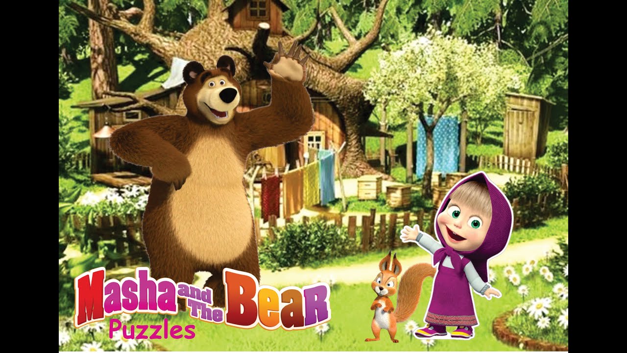 Masha and the Bear Puzzles - YouTube