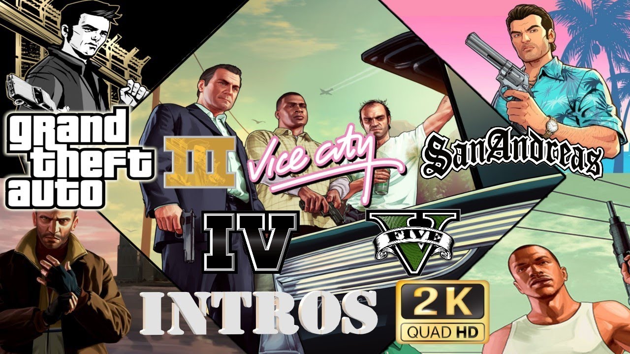 GTA III to V Intros (No Stories/Episodes) [1440p] - YouTube