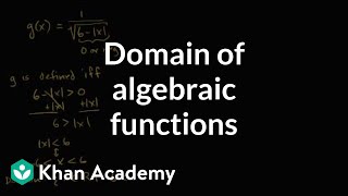 Examples Of Finding The Domain Of A Function