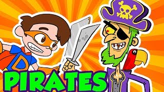 Pirate Adventures! Peter Pan, Treasure Hunts, Parrots, and More! | Cool School Compilation