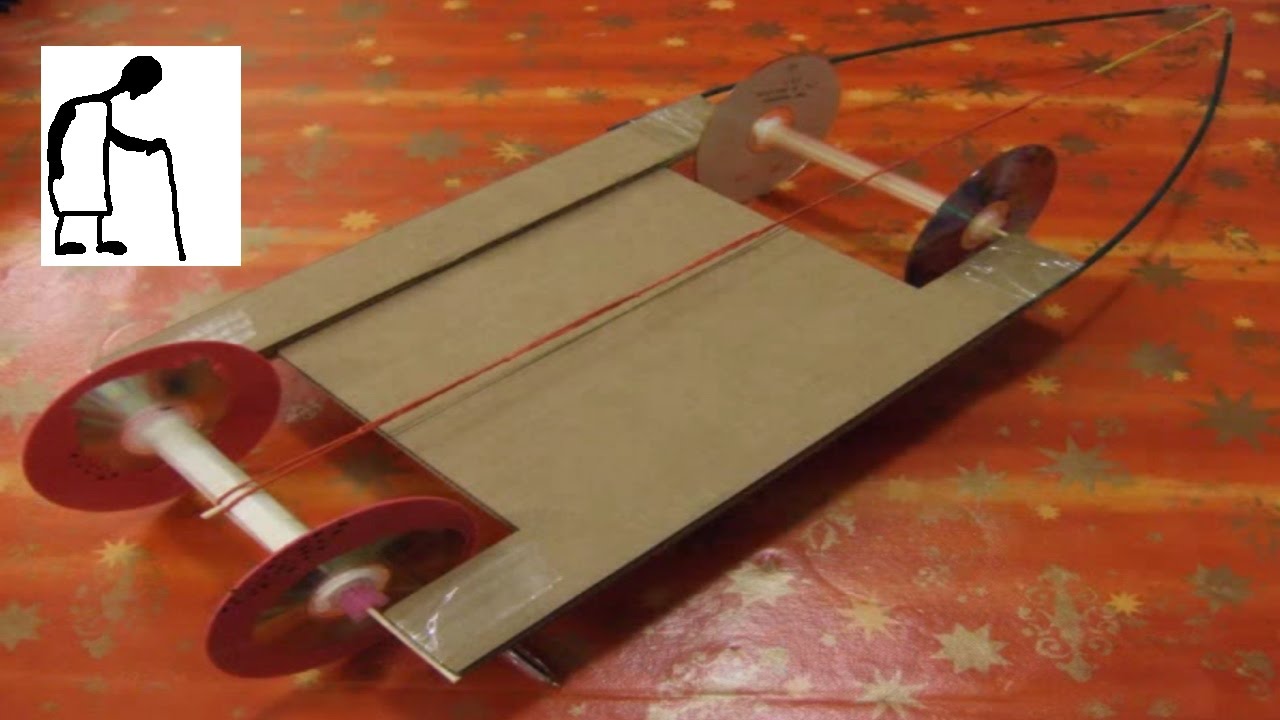 How To Make Rubber Band Powered Car