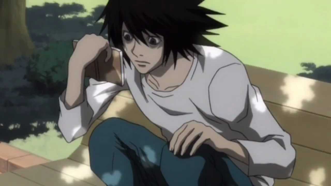 L Death Note GIF  L Death Note  Discover  Share GIFs