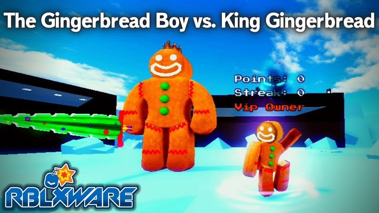 RBLXWare - King Gingerbread Boss Battle (with The Gingerbread Boy ...