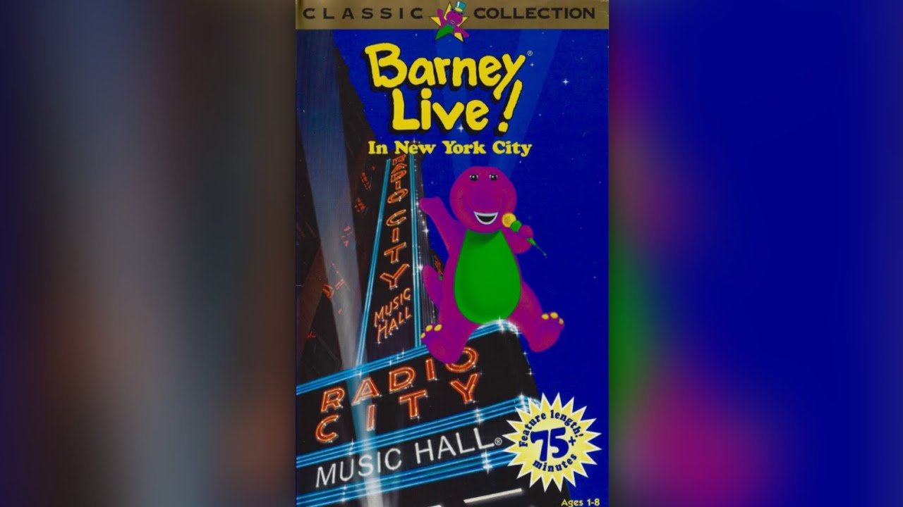 Barney live in new york city rain rain - qeryartists