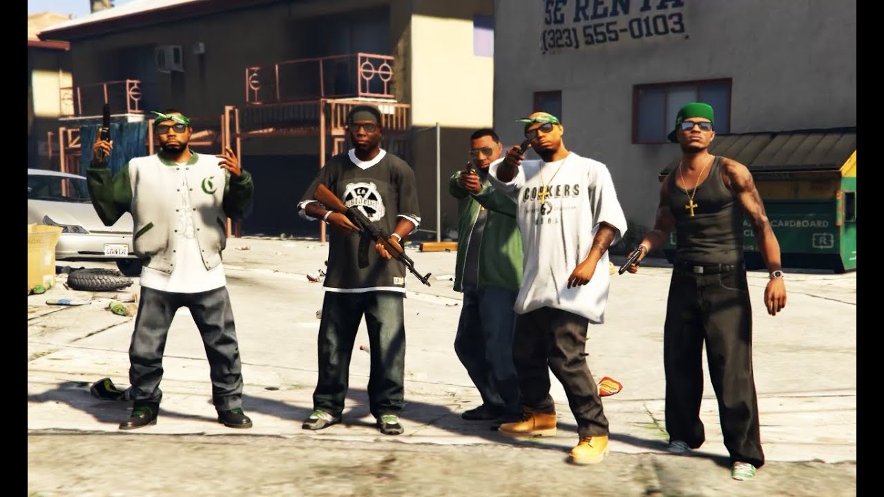 GTA 5 Grove Street Gang Logo