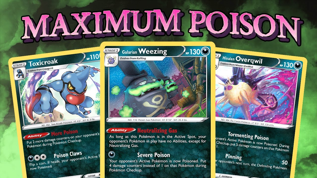 Poison Type Pokemon Cards