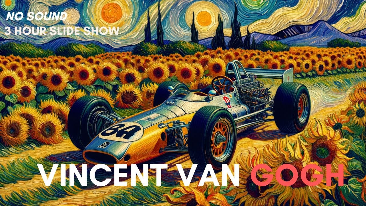 Vincent van Gogh Reimagined: AI-Generated Formula 1 | 3-Hour Art ...