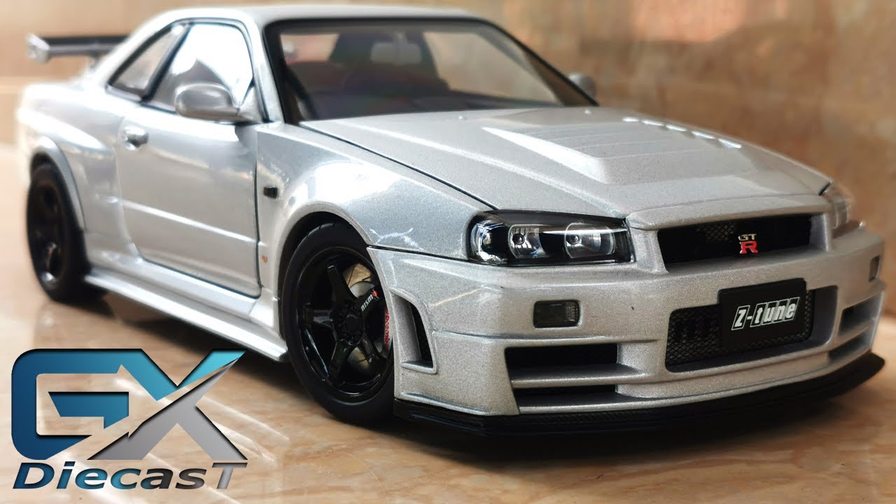 Nissan Skyline GT-R (R34) Z-Tune 1:18 AUTOart, Pre-orders 77464 ...