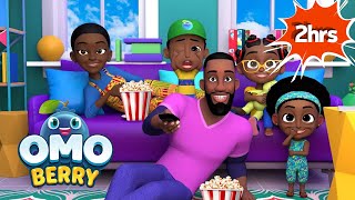 Family Movie Night With OmoBerry | Educational Videos on YouTube + Movie Night + Kids Cartoons