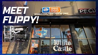 Meet White Castle's Newest Orlando Team Member, Flippy 2 Robot Cook! #whitecastle