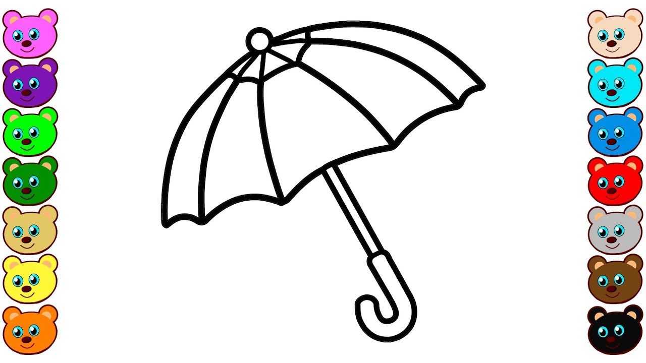 Umbrella Coloring Pictures 9