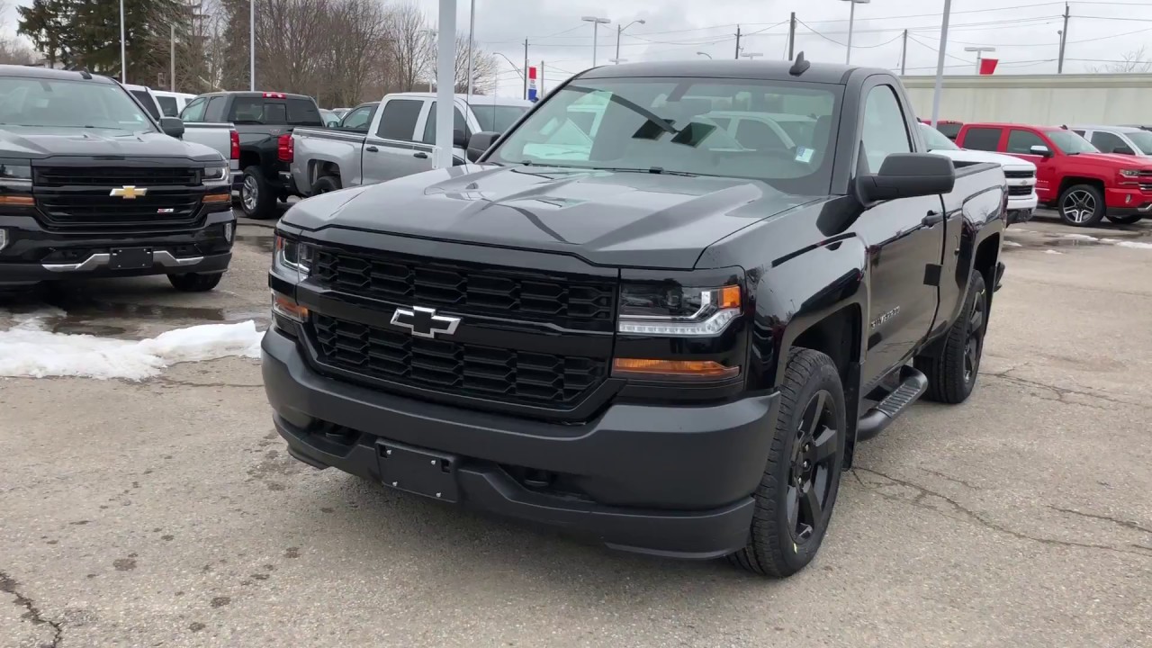 2018 Chevy Silverado Single Cab Short Bed