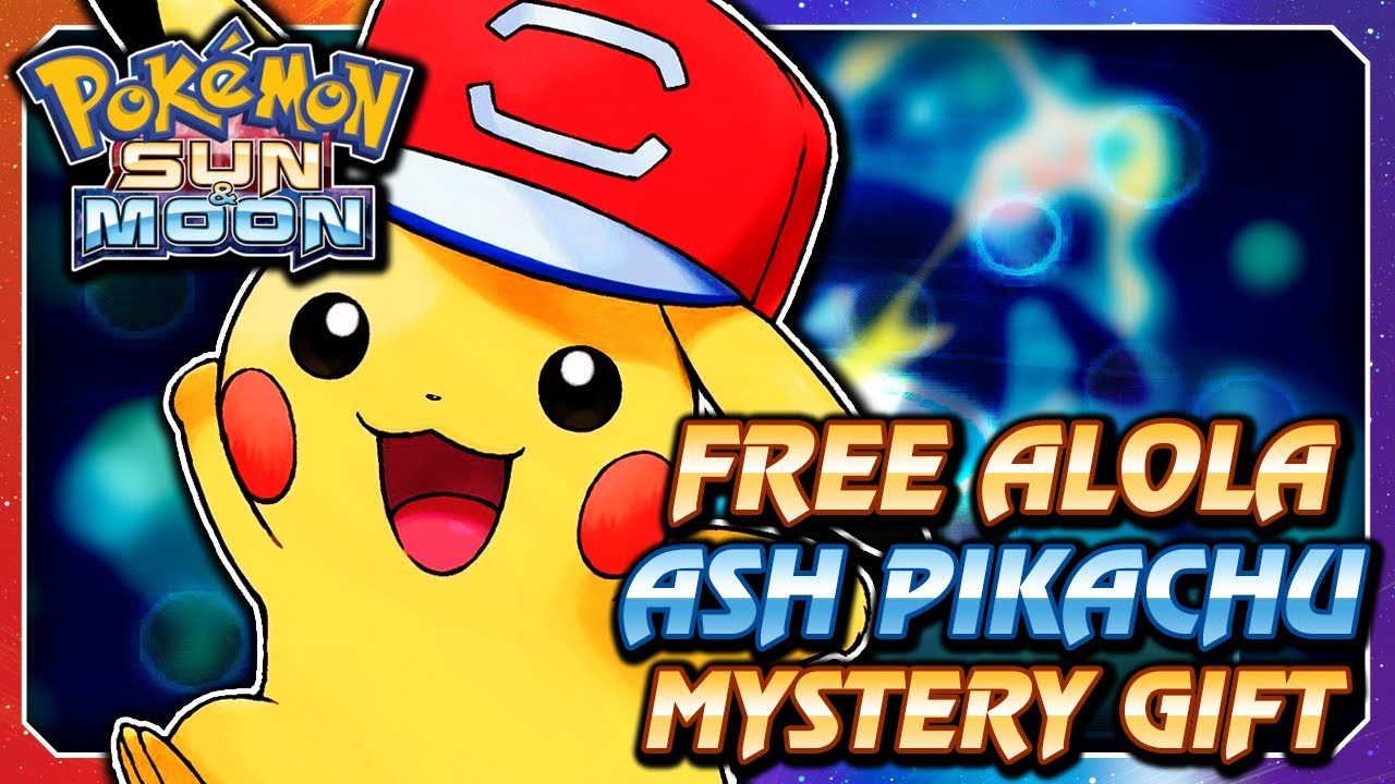 Pokémon Sun & Moon FREE Alola Hat Pikachu Serial Code Mystery Gift